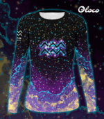 sportowy longsleeve damski zodiak wodnik