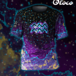 męska koszulka techniczna zodiak wodnik