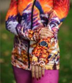 rozpinana bluza z wycięciami montana góry