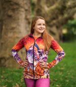 rozpinana bluza z wycięciami montana góry