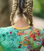 sielanka koszulka techniczna polne kwiaty zieleń