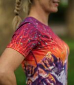 montana koszulka sportowa góry ciepłe kolory