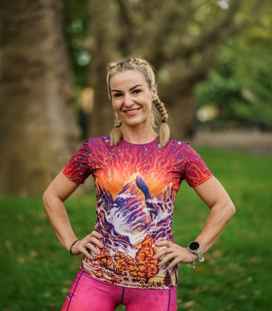 koszulka-z-krótkim-montana montana koszulka sportowa góry ciepłe kolory