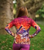 rozpinana bluza z wycięciami montana góry