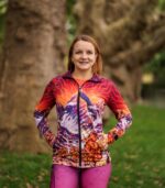 rozpinana bluza z wycięciami montana góry