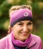 jeżyna gradient opaska sportowa komin fiolet