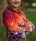 rozpinana bluza z wycięciami montana góry