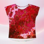 koszulka nietoperz maliny