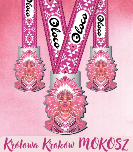 medal wyzwania Królowa Kroków MOKOSZ