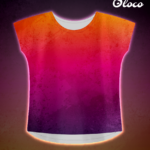 koszulka dla kobiet krój nietoperz hawana