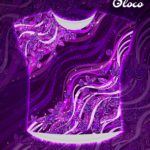 koszulka krój nietoperz sportowa jagody