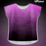 koszulka damska krój nietoperz wzór jeżyna