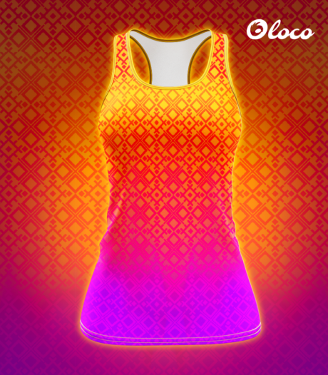 kolorowy-sportowy tanktop damski summer