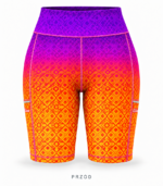 Krótkie legginsy damskie Summer LOCO – widok z przodu