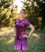 czarna lilia sportowa koszulka w kwiaty